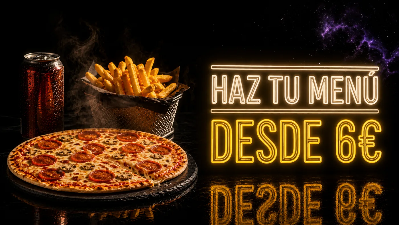 Haz tu menú desde 6 euros